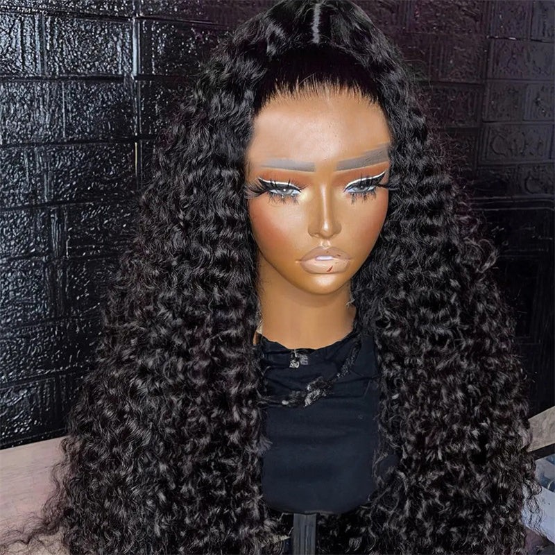 UPGRADE YOUR STYLE WITH THE 5X5 HD LACE DEEP WAVE WIG WITH PRE-CUT 13X4 LACE, BEGINNER-FRIENDLY AND GLUELESS