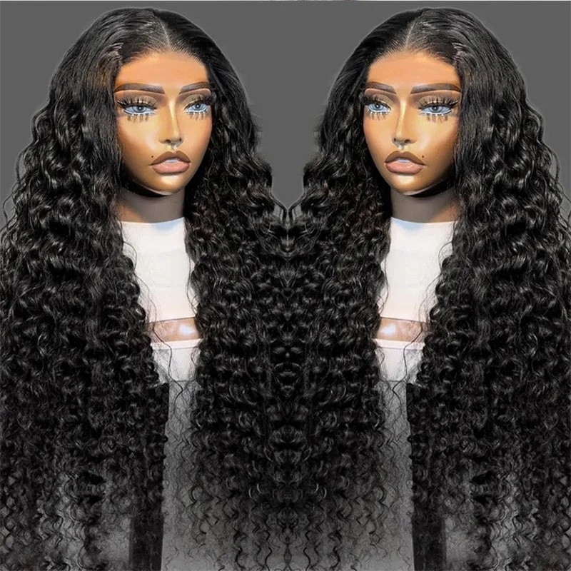 EXPERIENCE THE UPGRADED 6X4 HD LACE WATER WAVE WIG WITH 13X6 PRE-CUT LACE CLOSURE, NO NEED FOR GLUE