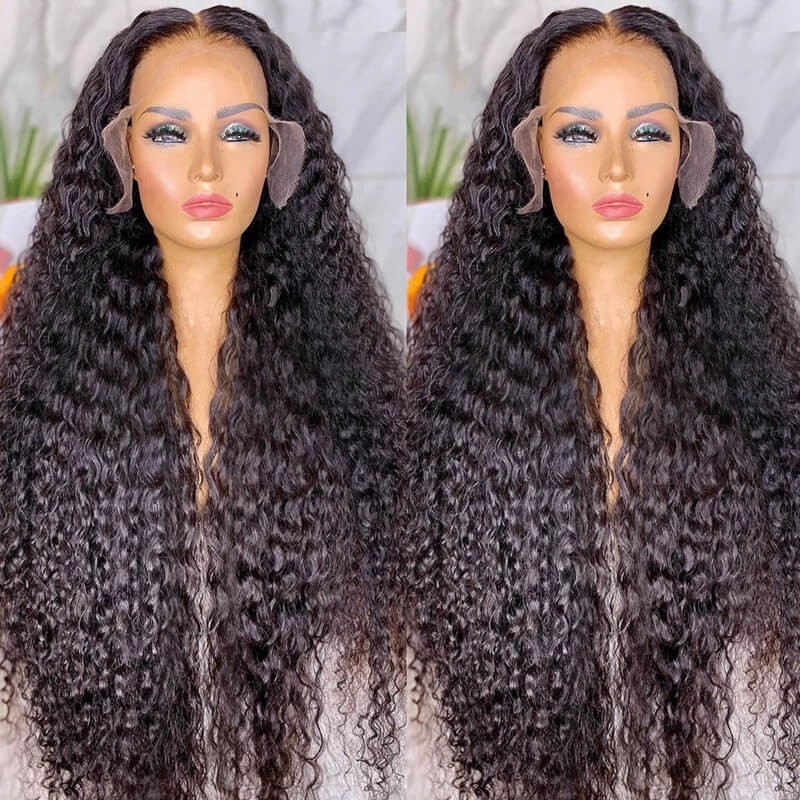 HUOKONG HAIR BEST-SELLING DEEP WAVE 13X4 LACE FRONTAL WIG - AFFORDABLE, BEGINNER-FRIENDLY