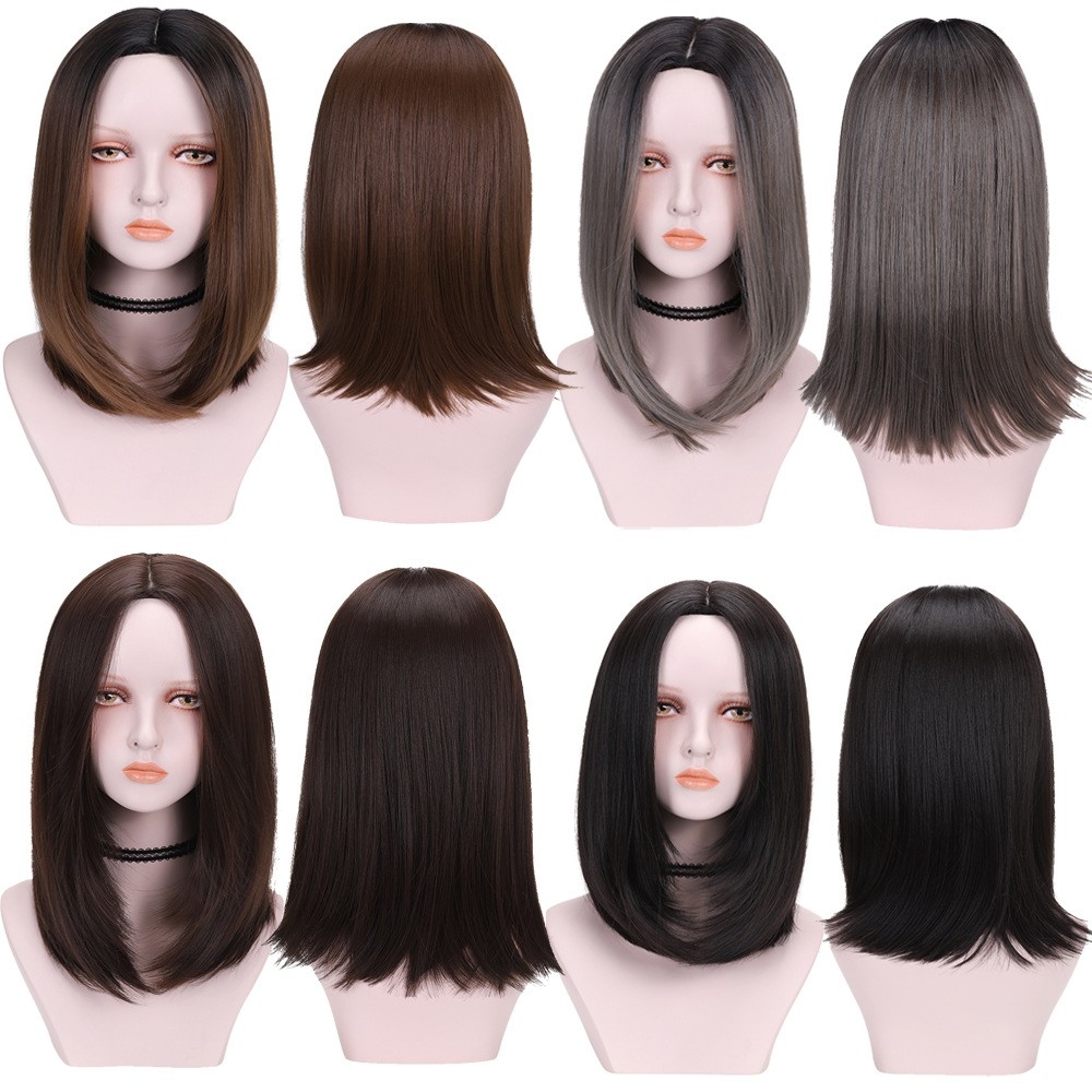 NEW KOREAN LONG STRAIGHT MIDDLE PART WIG - REALISTIC - YIWU MANUFACTURER