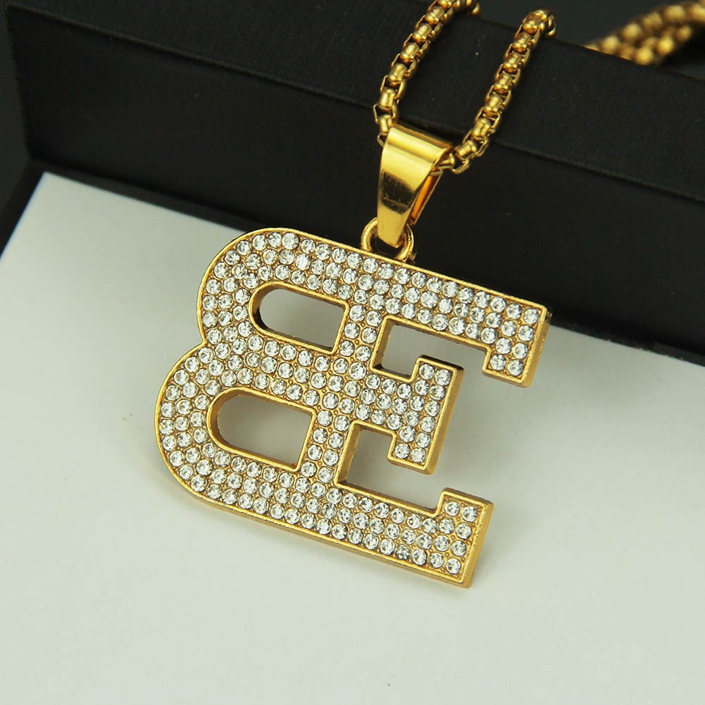 Bestselling Hip-Hop Alphabet Pendant Necklace - Imported from Amazon, AliExpress, and eBay