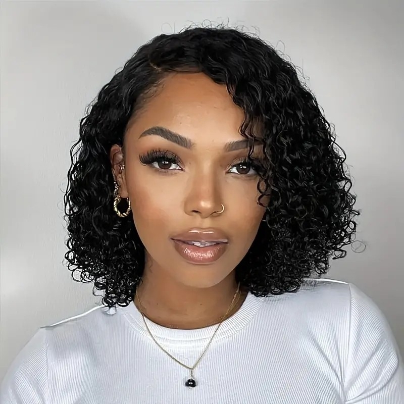 8-Inch Lace Closure Bob Wig - Pre-Plucked and Pre-Styled - Frontal Lace