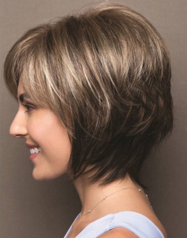 Cross-Border Fashion Synthetic Wig European and American Short Straight Mixed Color Mechanism Synthetic Wig Cap Pixie Wigs