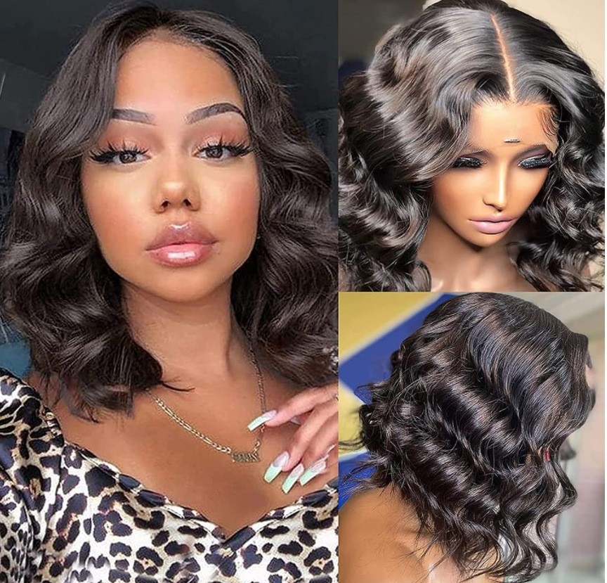 Factory Wholesale Fashion Synthetic Full Wig - European and American Women&#039;s Short Curly Hair with Wavy Curl