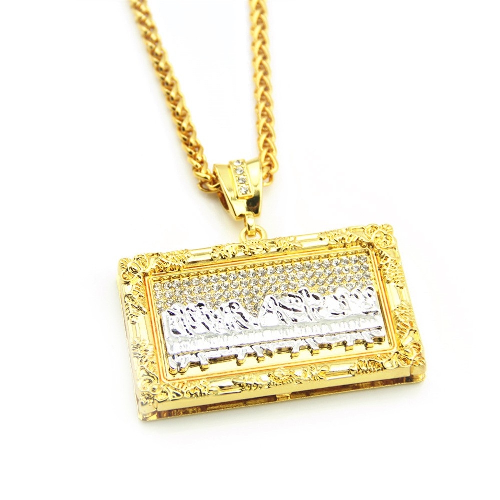 Knife & Fork Pendant Necklace - Hip Hop Bling Jewelry Accessory