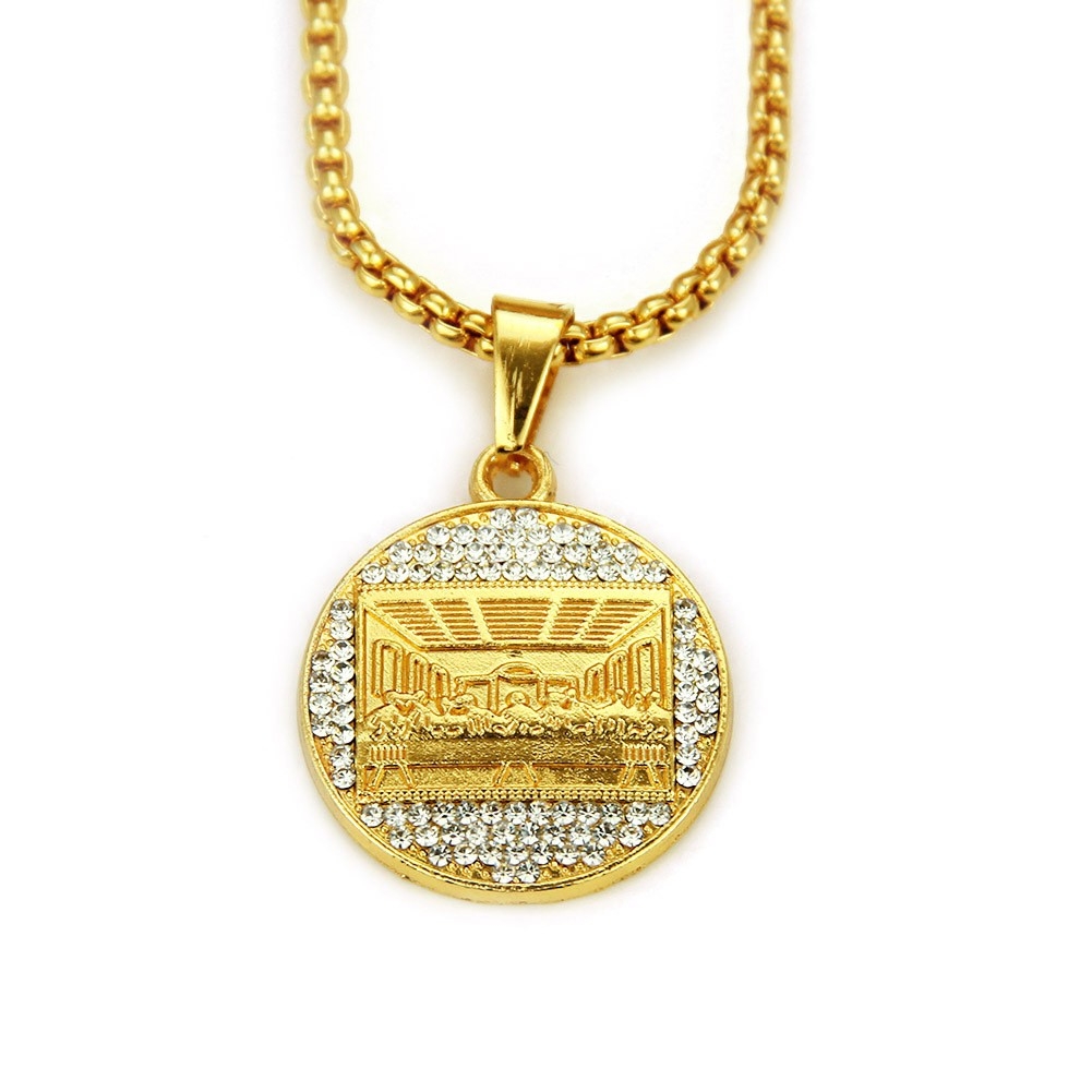 After Dinner Pendant Necklace - Hip Hop Bling Jewelry