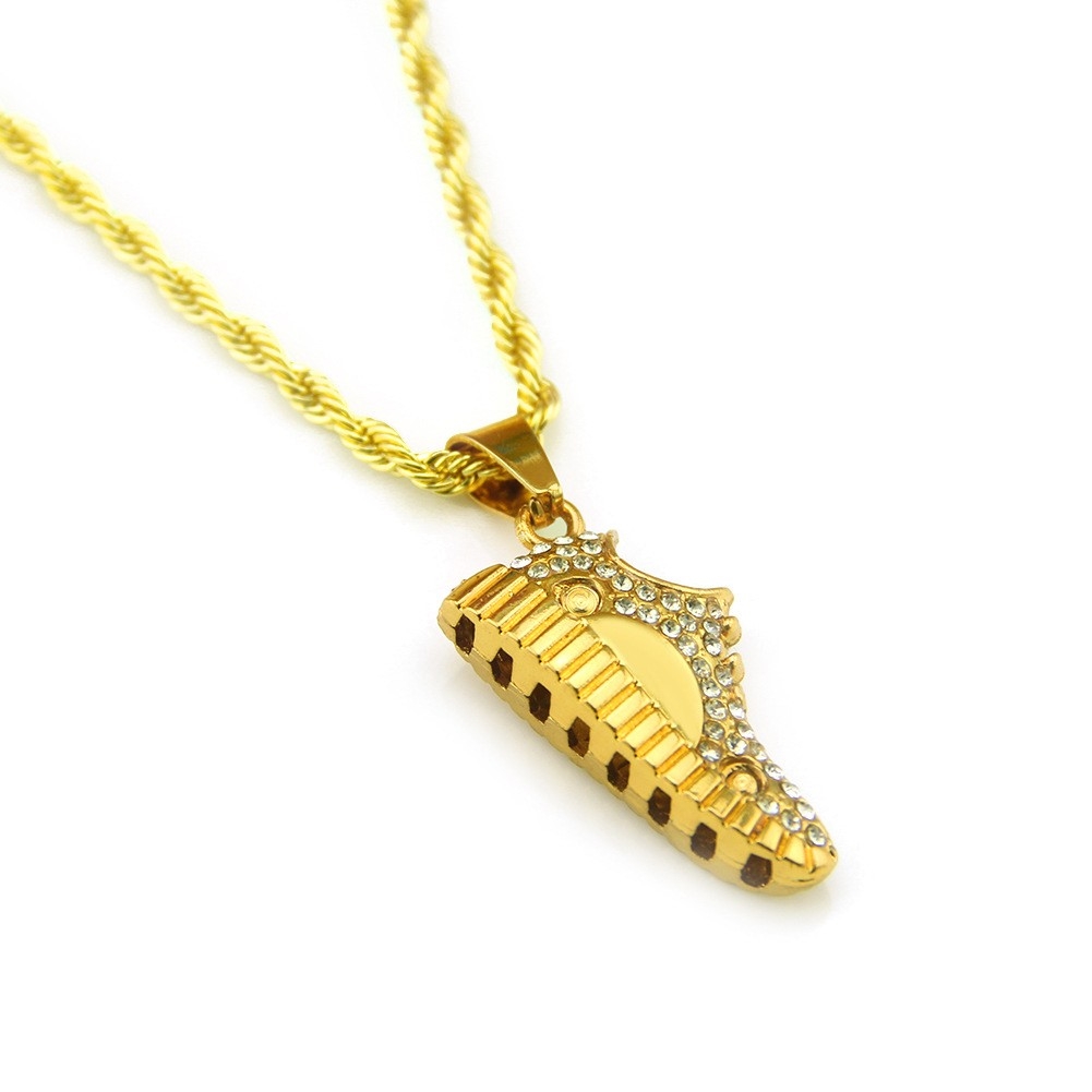 Skateboard Shoe Necklace - Urban Hip Hop Jewelry