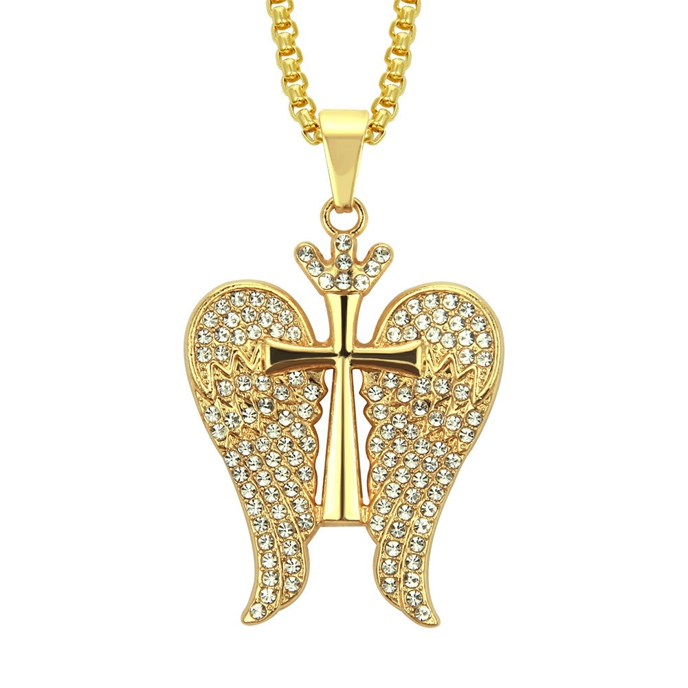 Angel Wing Necklace - Ethereal Hip Hop Jewelry