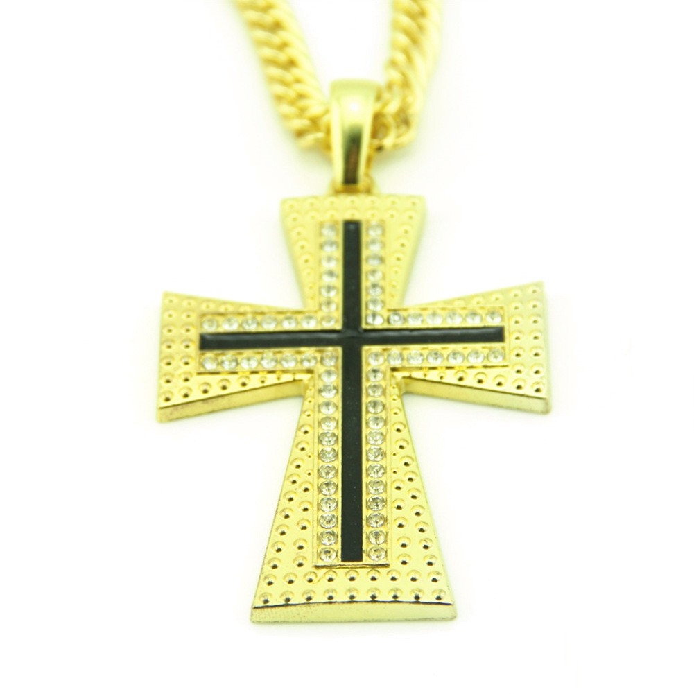 Cross Pendant Necklace - Religious Hip Hop Jewelry