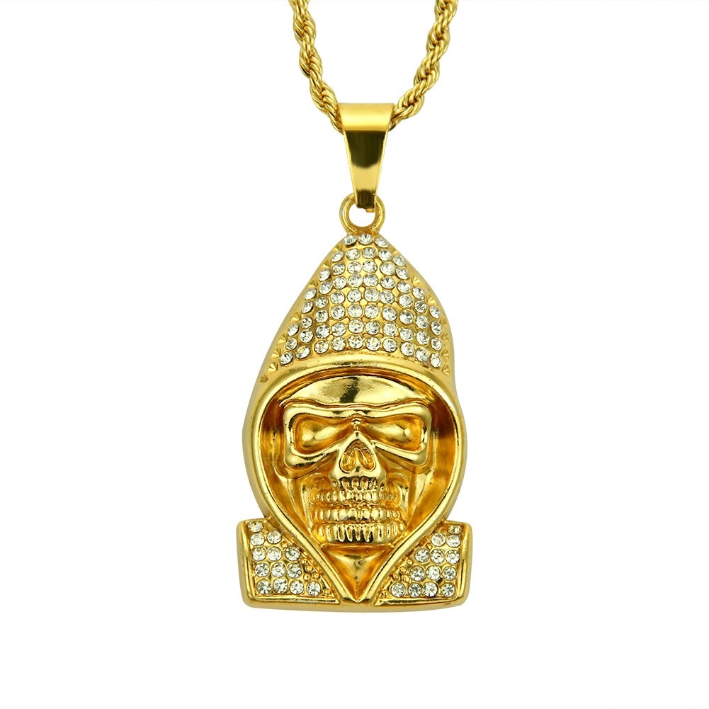 3D Portrait Pendant Necklace - Unique Hip Hop Jewelry