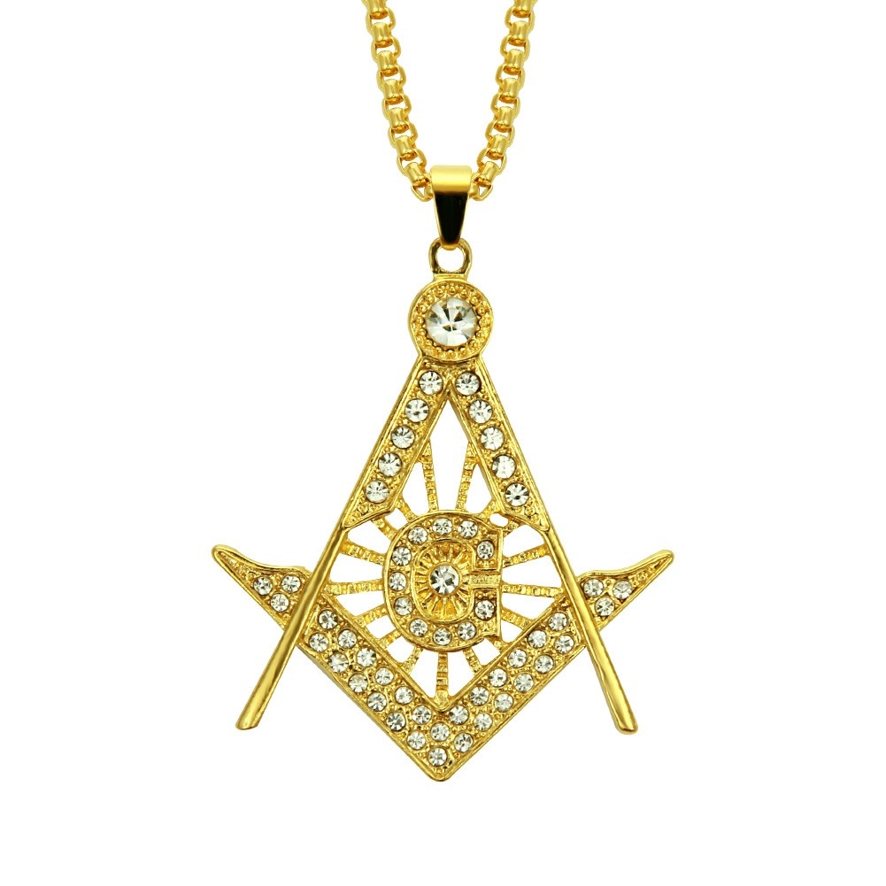 Freemason Pendant Necklace - Esoteric Hip Hop Jewelry