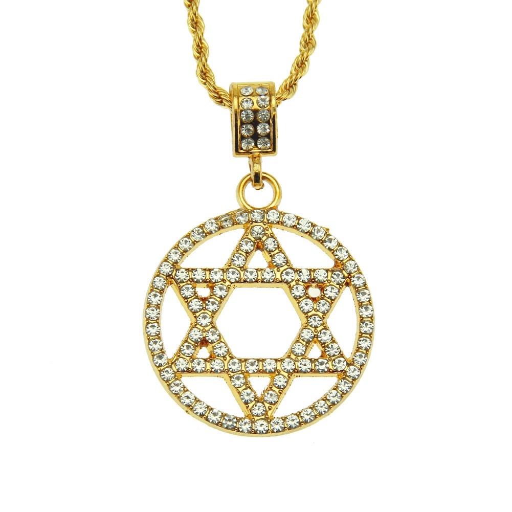 Star of David Pendant Necklace - Meaningful Hip Hop Jewelry