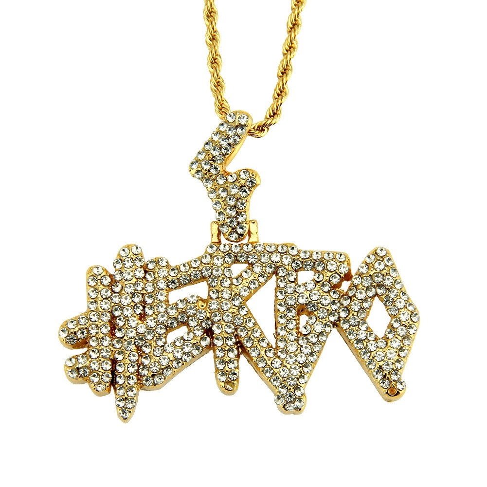 Letter Pendant Necklace - Custom Hip Hop Jewelry