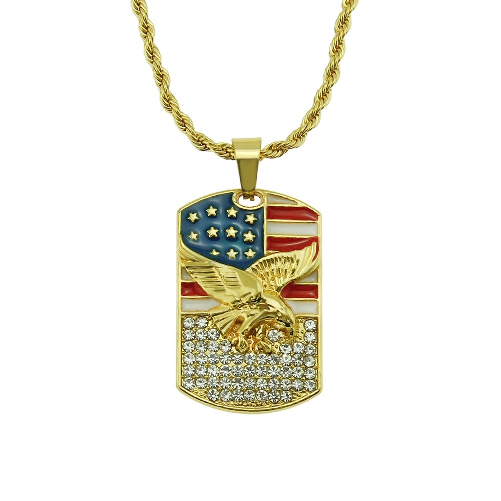 3D Eagle Pendant Necklace - Majestic Hip Hop Jewelry