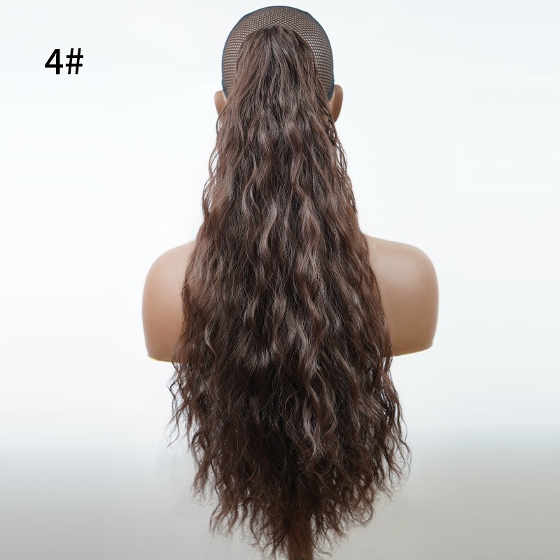 Factory Wholesale Foreign Trade European and American Synthetic Hair Claw Clip Ponytail with Cornrows