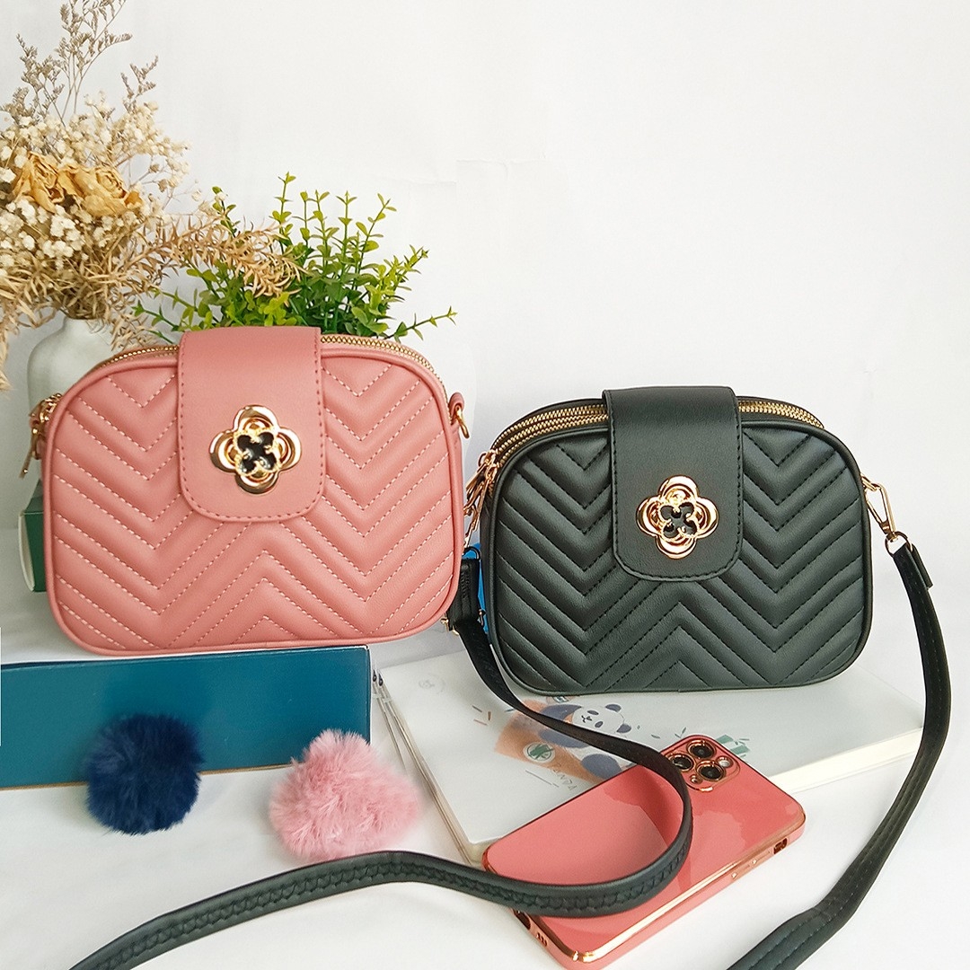 Textured Makeup Bag Crossbody - Versatile Handbag Wholesale