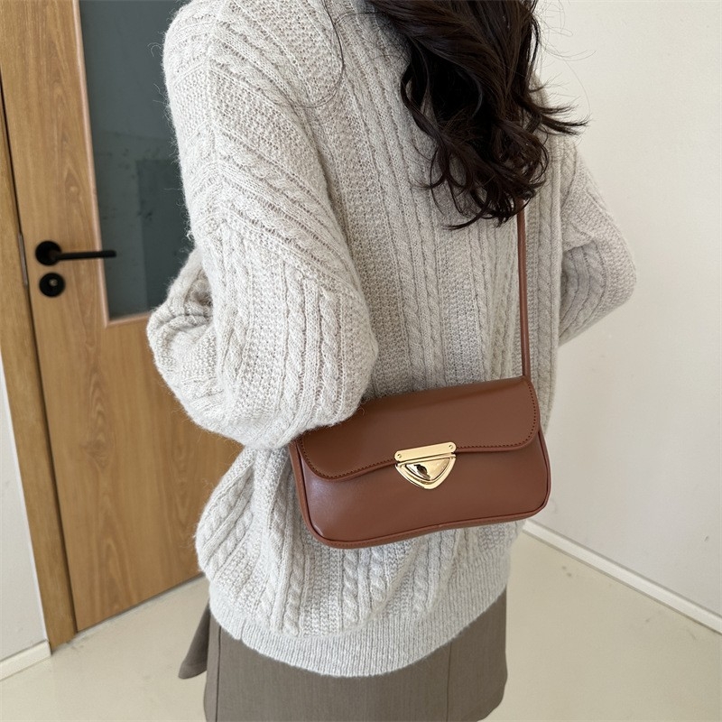 2024 New Niche Design Women&#039;s Bag - Textured All-Match Trendy Armpit Bag, Crossbody Single-Shoulder Small Square Bag, French Bag for Women