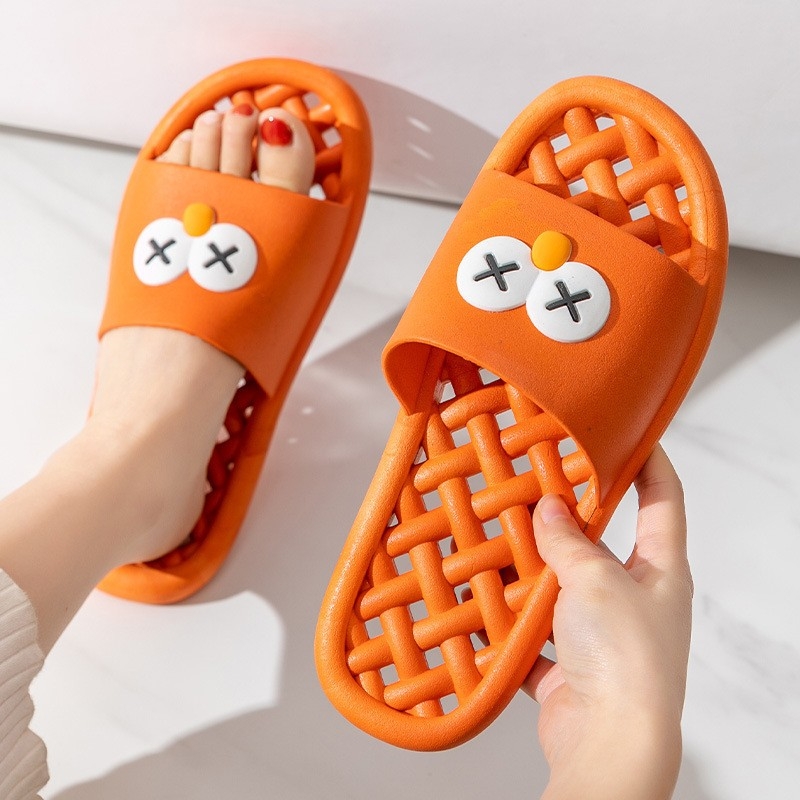 Summer Soft Bottom Bathroom Slippers for Women, Bathing Non-Slip Leakproof Cool Slippers for Men, Outdoor Cool Slippers for Couples