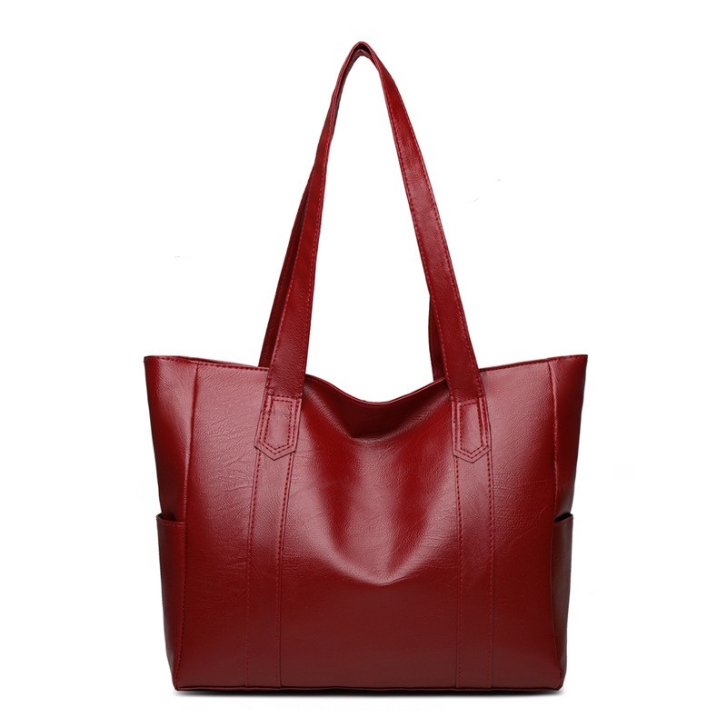 Large Women&#039;s Bag 2024 European and American Fashion, Large Capacity Women&#039;s Bag, Simple and Elegant Handbag, Soft Leather Texture Tote Bag