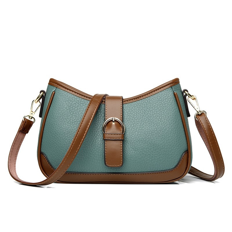 2024 New Korean Niche Soft Leather Saddle Bag, Handheld Bag for Women, High-Quality Sense, Retro Single Shoulder Crossbody Bag