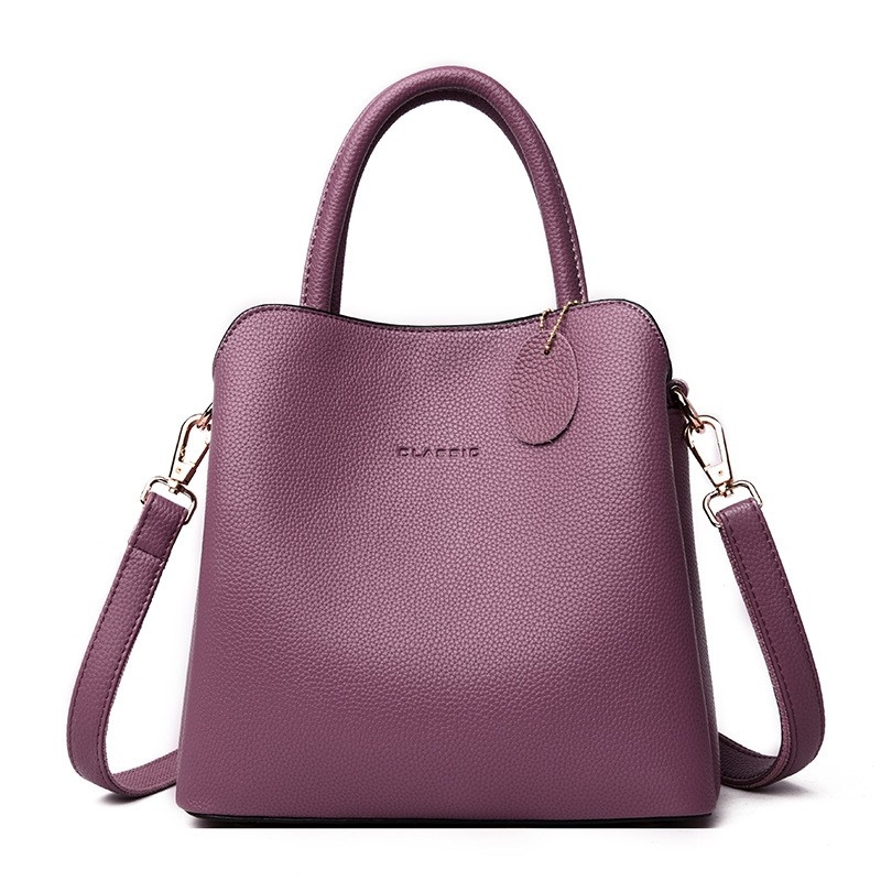 2024 New Women&#039;s Bag Middle-Aged Women&#039;s Bag Korean Style Fashion Single Shoulder Crossbody Bag With Large Capacity Handheld Bag Direct Shipment