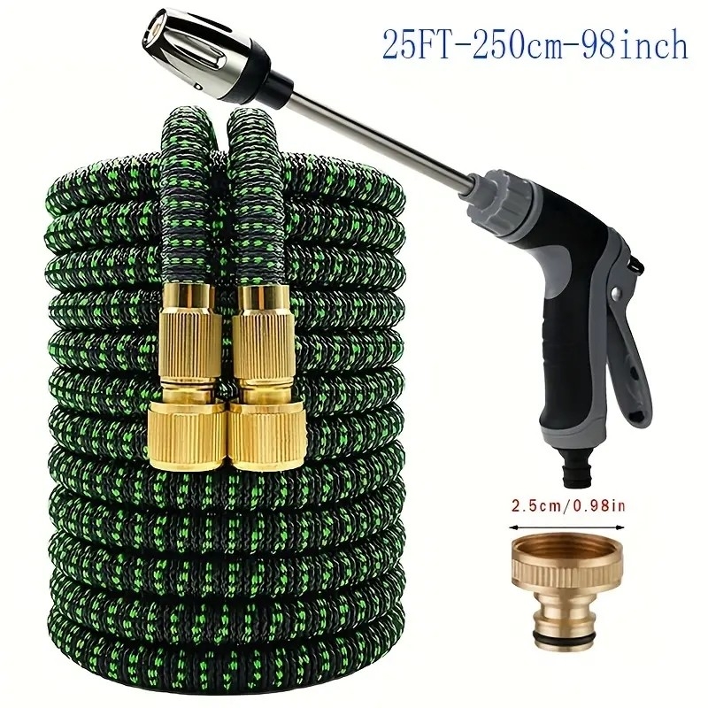 1 Set Garden Hose Water Gun Hose And Expandable Hose Gardening Watering Hose Multifunctional Sprinkler, Watering Equipment