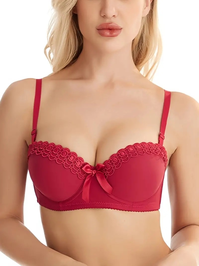 Women&#039;s Padded Underwire Straplesss Bra